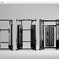 Sturdy Modern Fitness Equipment Collection Featuring Three Different Designs And Models