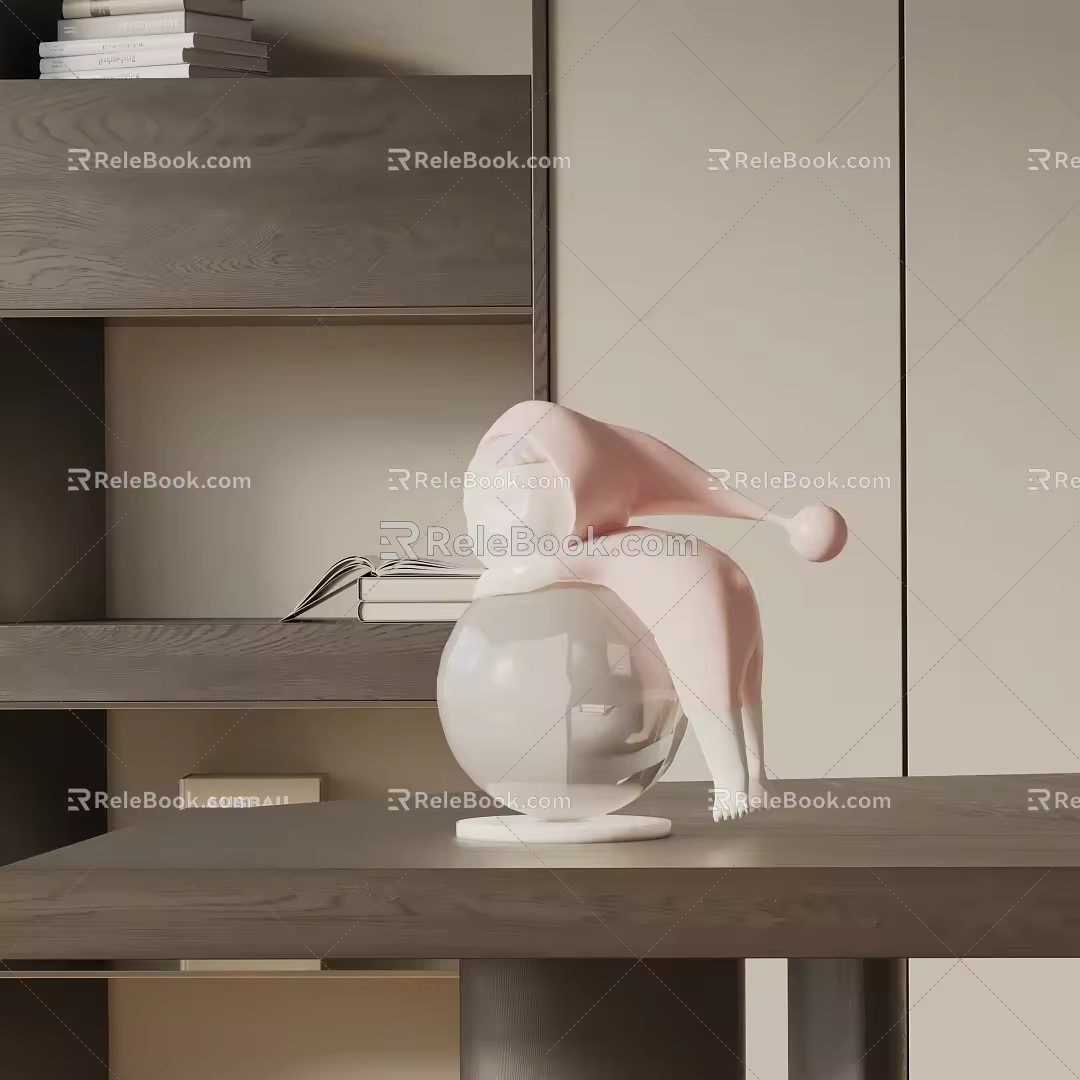 Modern table lamp 3d model