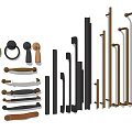 Modern Handle Door Handle Cabinet Door Handle 3d model