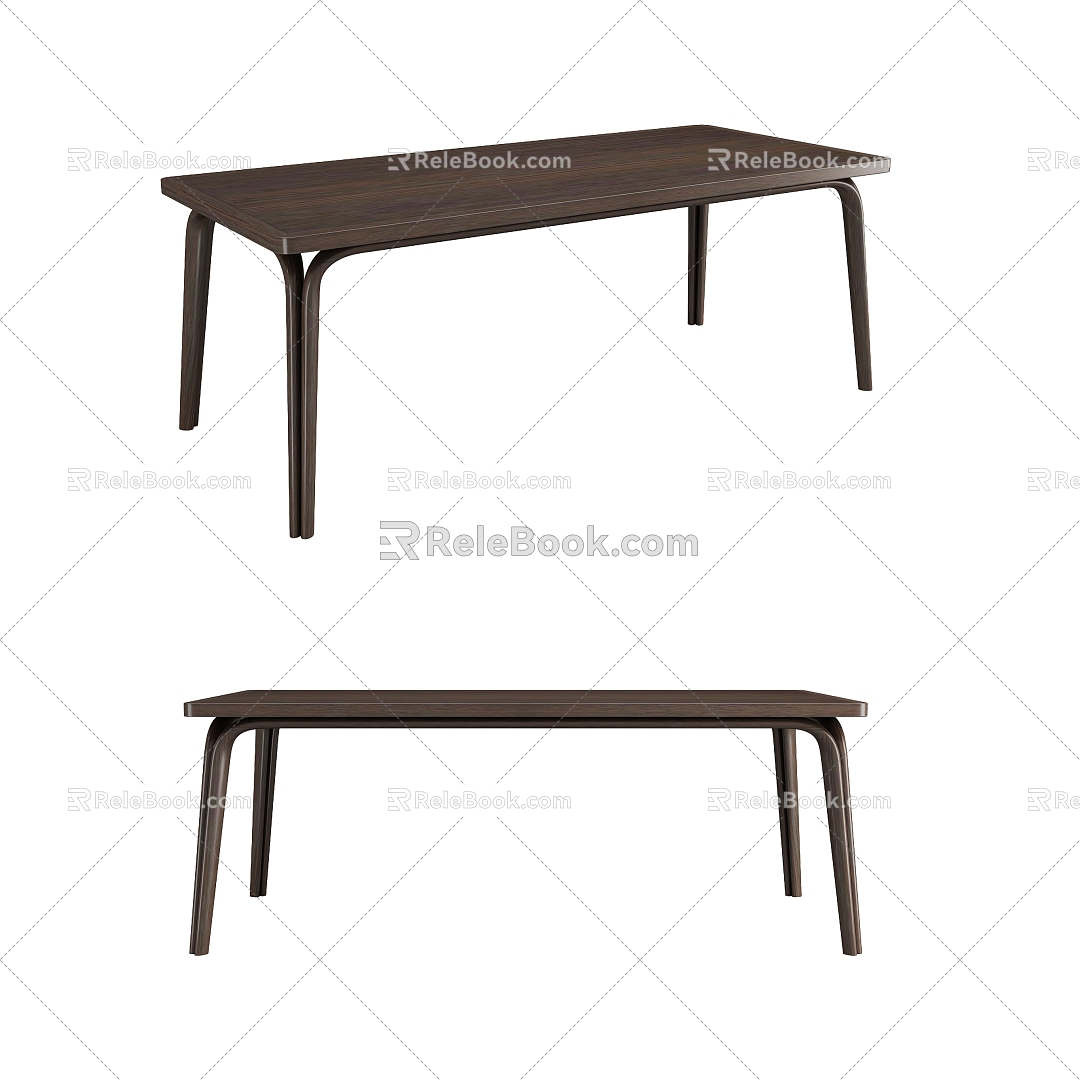 New Chinese Dining Table 3d model