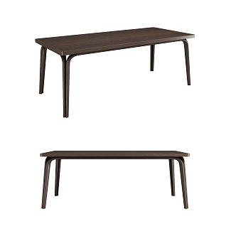 New Chinese Dining Table 3d model