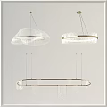 Stylish Modern Chandelier Design With Different Shapes Metal Frame And Glass Beads Decor