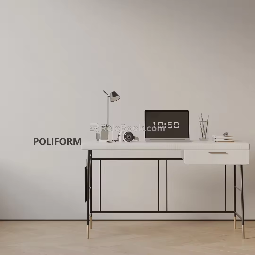 Modern Bookshelf 3d model
