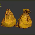 Yellow Disposable Trash Bags Essential Household Items For Everyday Home Use