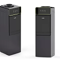 Modern Black Water Dispensers With Digital Control Panel For Home Daily Use