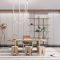 Modern study 3d model