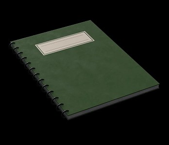 Notebook Notepad 3d model