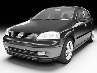 Opel Yate sedan car 3d model