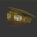 Modern Military Hat Officer Hat 3d model