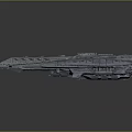 Detailed Interstellar Spaceship with Cosmic Metallic Hull and Advanced Engine Modules