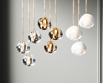 Modern chandelier 3d model