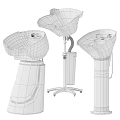 Professional Medical Equipment Emergency Eye Wash With Modern Black Design And Mobile Pedestal Stand