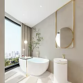 Modern Beauty Hair Salon Interior With Styling Stations And Beauty Tools