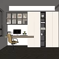 Tatami Bedroom Interior Design With Herringbone Floor Desk Window Bookshelf And Blinds