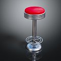 Modern Bar Stool Bar High Stool Stool Cartoon Small Bench Small Bench 3d model