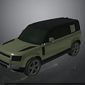 Modern Light Green SUV with Black Roof and Silver Alloy Wheels Design