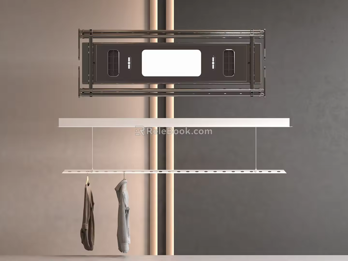 Modern Drying Rack Lifting Drying Rack Remote Control Drying Clothes Electric Drying Rack Invisible Drying Rack Drying Rack 3d model