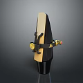Professional Clarinet Mouthpiece With Wooden Body Metal Ligature And Adjustable Screws