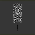 Modern Military Tank With Camouflage Pattern Long Barrel Tracks And Antennas