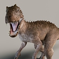 Modern Dinosaur Binding Jurassic Paleontology Toy Hand-held Ornaments Popular Science Museum Exhibition Hall 3d model