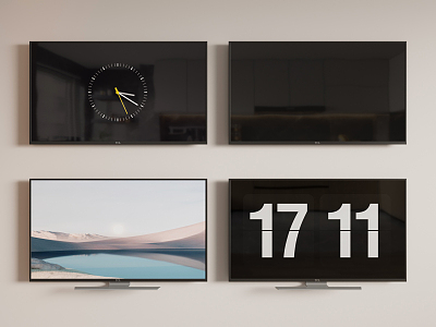 Modern Television 3d model