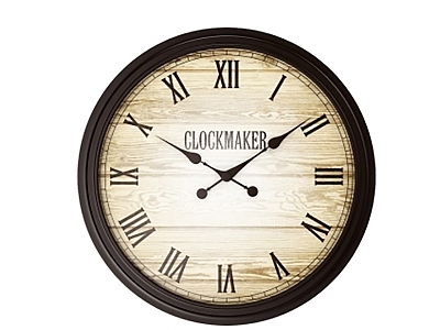 Vintage clock alarm clock wall clock 3d model