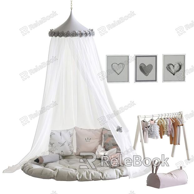 Children's Bed Mosquito Net Cloth Mantle Bed Mantle Hanger model