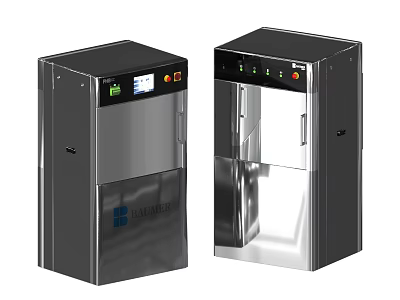 Stainless Steel Medical Laboratory Equipment with Upright Design Digital Display and Control Panel 3d model