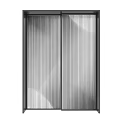Modern Vertical Striped Partition Door With Contemporary Design For Home Interiors