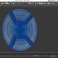 Iconic Captain America Shield Weapon With Red White Blue Color And Distressed Metal Star Design
