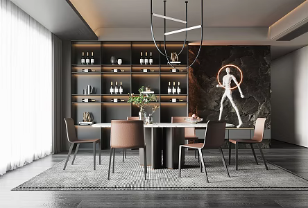 Modern Restaurant 3d model