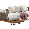 Modern Minotti outdoor sofa 3d model