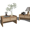 Nordic bedside table 3d model