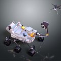 Hyundai lunar rover exploration vehicle Mars rover exploration vehicle 3d model