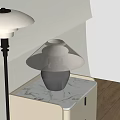 Modern table lamp table lamp floor lamp side table lamp 3d model