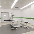 Modern CT Room Hospital 3d model