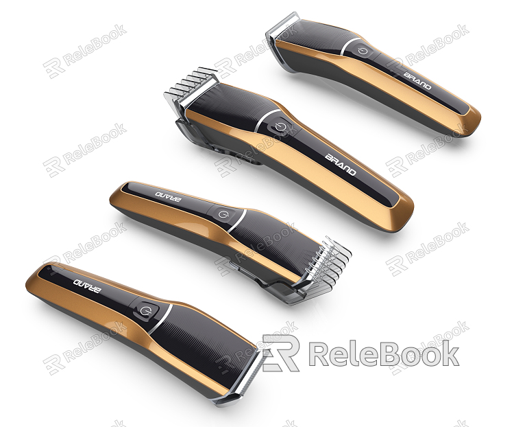 Modern barber scissors electric hair clippers model