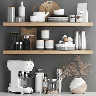 Modern Kitchen Supplies 3d model