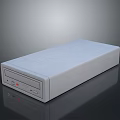 Gray External Optical Drive Electronic Device With Front Panel Buttons And Indicator Light