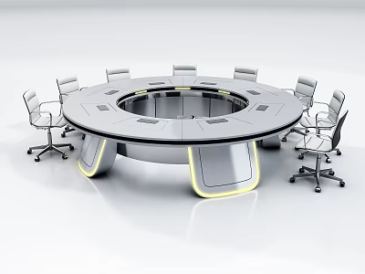 Science and Technology Sense Conference Table Back Shape Conference Table Modern Conference Table Conference Table 3d model