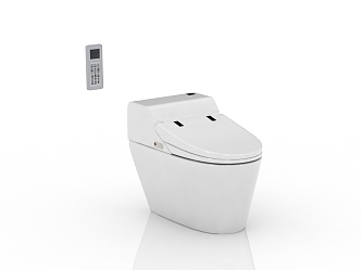 Modern toilet seat 3d model