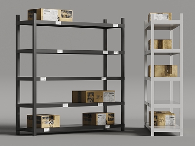 Kettal Shelf Storage Rack Express Rack 3d model