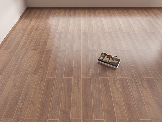 Hand-scratched wood floor 3d model