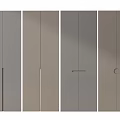 Modern Sleek Hinged Doors With Multiple Color Options And Handle Designs