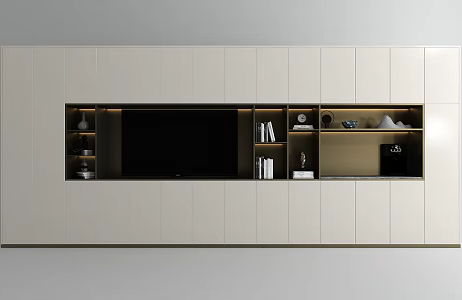 Modern TV Background Cabinet TV Cabinet TV Wall 3d model