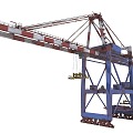 Industrial LOFT crane large port crane 3d model