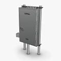 Stainless Steel Industrial Control Cabinet With Lockable Door And Support Legs