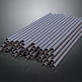 High Quality Industrial Metal Pipes Stacked for Construction and Plumbing Applications