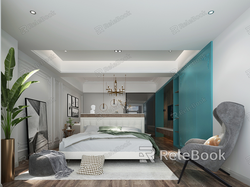 Jianou Apartment Bedroom Chandelier Hanging Picture model