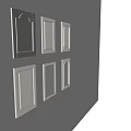 White Cabinet Door Panels with Various Designs and Styles for Home Furniture